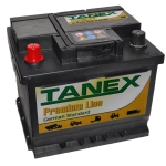 12V 45 Ah TANEX  lewy +